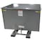 Vestil Light Duty Self-Dumping Hopper 2.5 Cubic Yard 2000 lb Gray D-250-LD-GY-SG - alternate 3